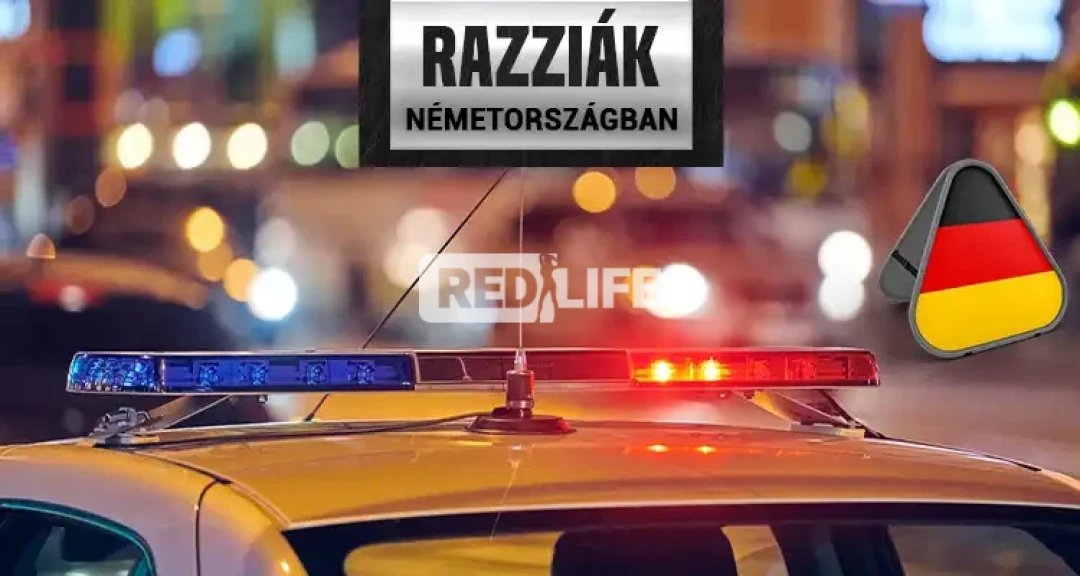Németország-szerte rendőrségi rajtaütések az illegális